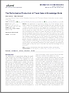 Information Systems Research paper front page